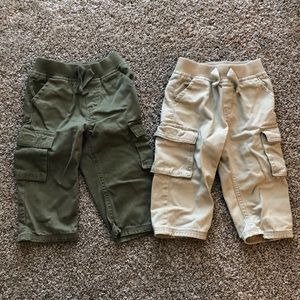 Baby: khaki and green pants